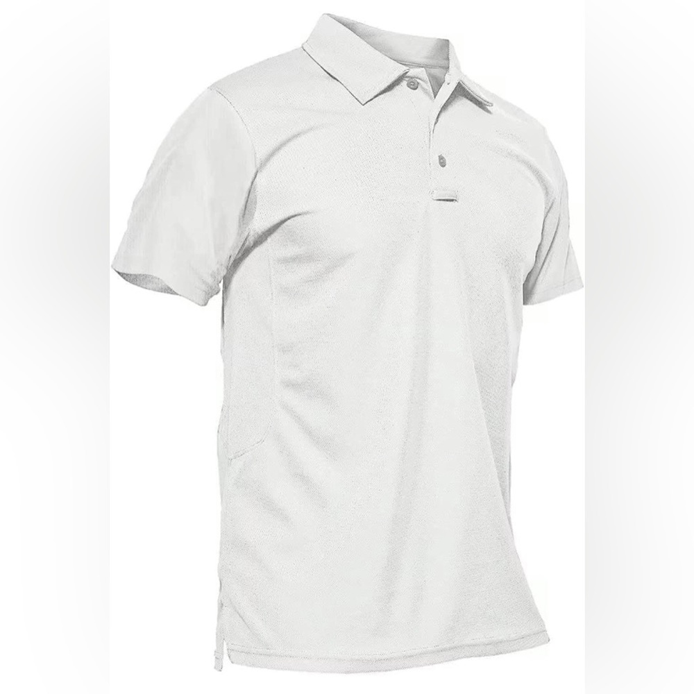 MAGCOMSEN Men's Polo Shirt Quick Dry Performance  Short Sleeve Tactical Shirt